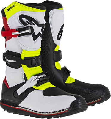 ALPINESTARS Tech-T Boots - White/Red/Yellow