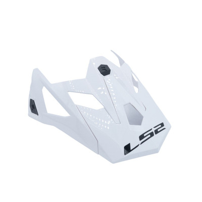 LS2 X Force Peak Solid Gloss White