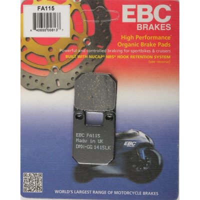 EBC BRAKE PAD FA115 ORGANIC