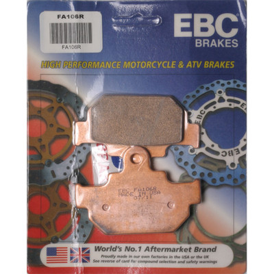 EBC BRAKE PADS FA106R SINTERED R SERIES