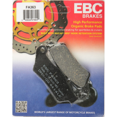 EBC BRAKE PADS FA363
