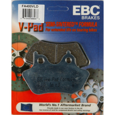 EBC BRAKE PADS FA400VLD V-SERIES CHROME