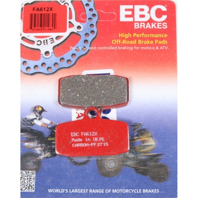 EBC BRAKE PADS FA612X CARBON X SERIES