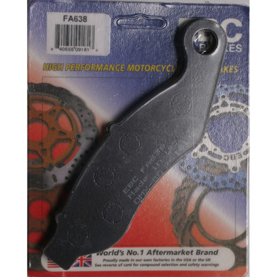 EBC BRAKE PADS FA638 ORGANIC
