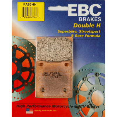 EBC BRAKE PADS FA63HH DOUBLE-H SINTERED