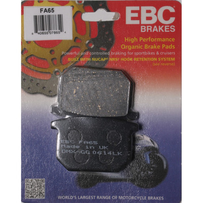 EBC BRAKE PADS FA65 ORGANIC