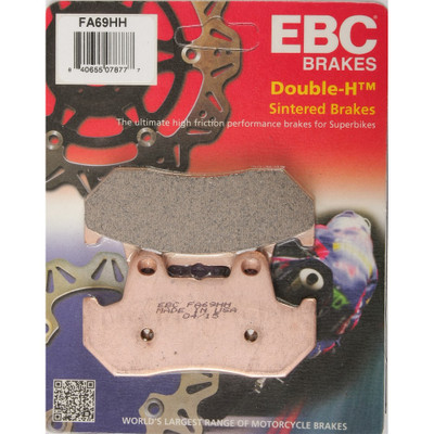 EBC BRAKE PADS FA69HH DOUBLE-H SINTERED