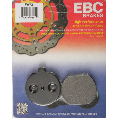EBC BRAKE PADS FA73 ORGANIC