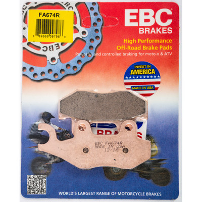 EBC BRAKE PADS FA674R SINTERED R SERIES