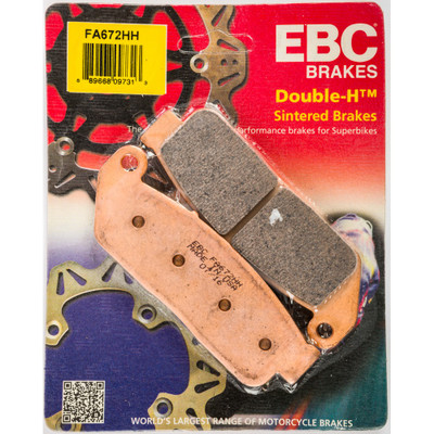 EBC BRAKE PADS FA672HH DOUBLE-H SINTERED