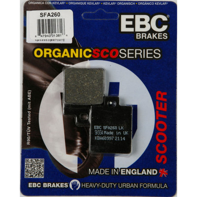 EBC BRAKE PADS SFA260 ORGANIC