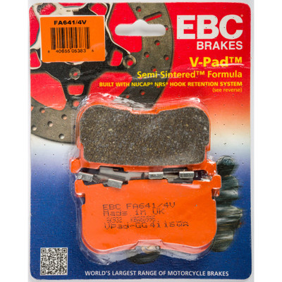 EBC BRAKE PADS FA641/4V SEMI-SINTERED V SERIES