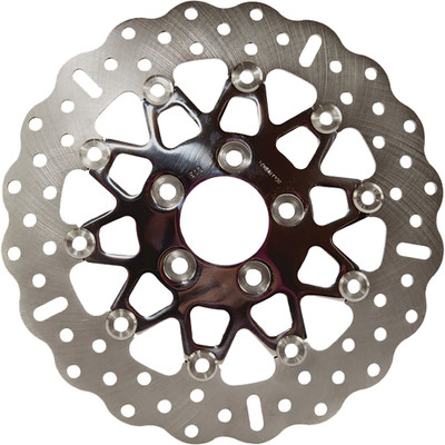 EBC V-TWIN BRAKE ROTOR 11.5" FLOATING 10 SPOKE FRONT FSD025CBLK