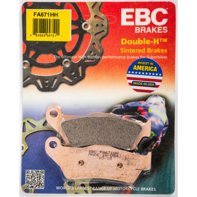 EBC BRAKE PADS FA671HH DOUBLE-H SINTERED