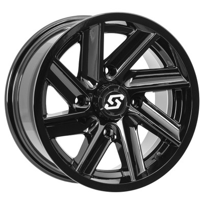 SEDONA CHOPPER WHEEL 14X7 4/137 5+2 (+10MM) BLACK A85B-47037-52S