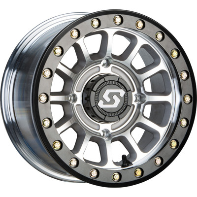 SEDONA SANO BDLK WHEEL 15X7 4/137 5+2 (+10MM) BLK/AS CAST A21MA-57037+10S