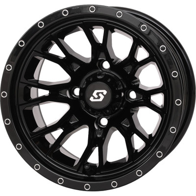 SEDONA FUSION WHEEL 12X7 2+5 4/110 GLOSS BLACK 570-9126