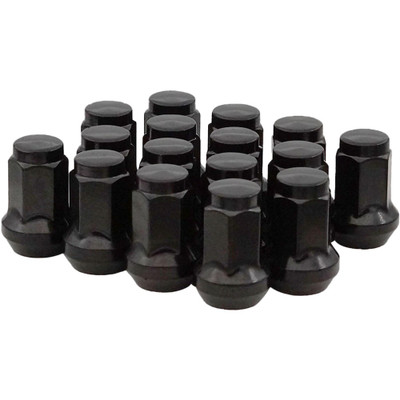 SEDONA LUG NUTS BLACK POL 3/8"-24 60 TAPERED 16/PK DFC-54038B