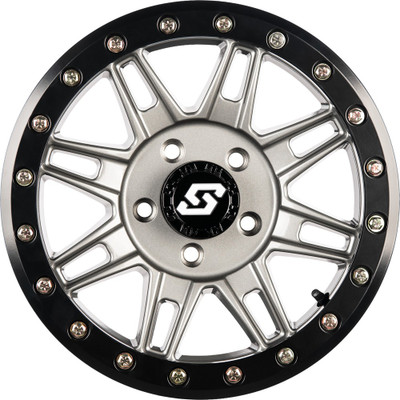 SEDONA CLUTCH BDLK WHEEL 15X7 4/137 +10MM GUNMETAL/BLK A-S24G-57037+10