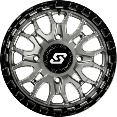 SEDONA IGNITION WHEEL 15X7 4/137 +10MM GUNMETAL/BLK A-S28G-57037+10