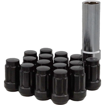 SEDONA 12MMX1.50 LOCK STYLE LUG NUTS BLACK W/KEY 16/PK DFC-54015B