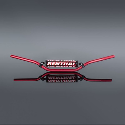 RENTHAL 7227/8" HANDLEBAR RED - PADDED