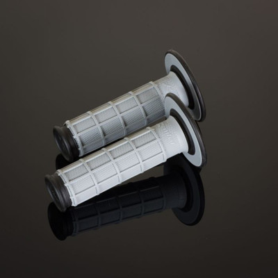 RENTHAL MX GRIPS DL FULL WAFFLE GREY / BLACK