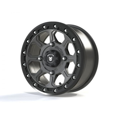 BULLITE RULER WHEEL GUN METAL/BLACK, 14X7.0, 4/137, 5+2