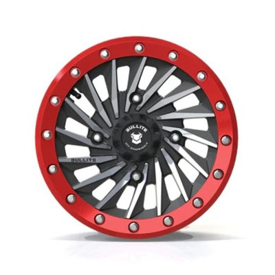 BULLITE BLADE WHEEL GUN METAL/RED, 15X7.0, 4/137, 5+2