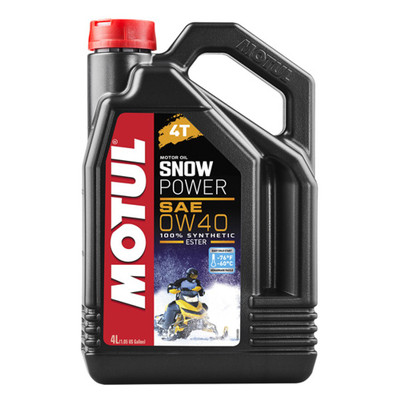 MOTUL - SNOWPOWER 4T 0W40, 4 LITER