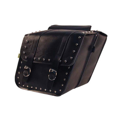 DOWCO STUDDED SERIES STANDARD SLANT SADDLEBAG SET