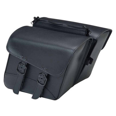 DOWCO WILLIE & MAX BLACK JACK COMPACT SLANT SADDLEBAG SET
