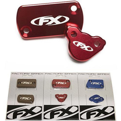 FACTORY EFFEX FX BRAKE RESERVOIR KITS (FRONT AND REAR RESERVOIR COVERS)