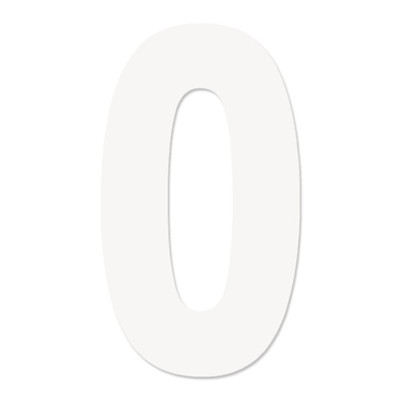 FACTORY EFFEX FX 2015 NUMBERS PRO 8" WHITE 0
