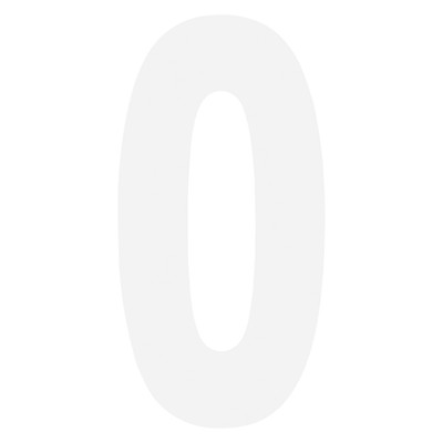 FACTORY EFFEX FX 2015 NUMBERS STANDARD 8" WHITE 0
