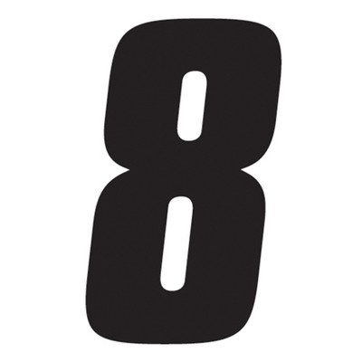 FACTORY EFFEX FX 2015 NUMBERS FACTORY 4" BLACK 8