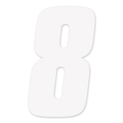 FACTORY EFFEX FX 2015 NUMBERS FACTORY 4" WHITE 8