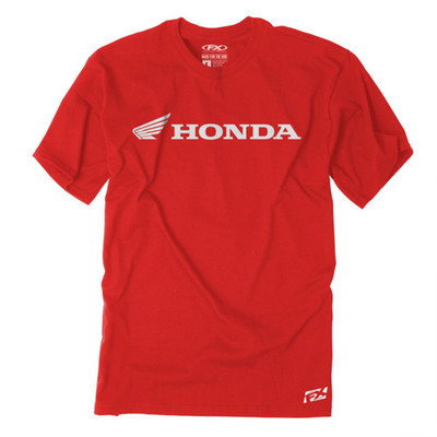 FACTORY EFFEX HONDA HORIZONTAL T- SHIRT / RED (M)