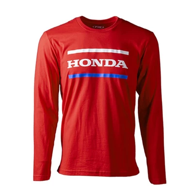 FACTORY EFFEX HONDA STRIPES LONG SLEEVE T-SHIRT / RED M