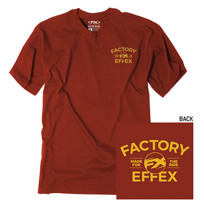 FACTORY EFFEX FX MENS CREW T-SHIRT CARDINAL FX VIRTUE (M)