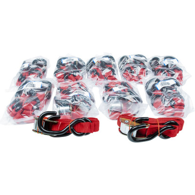 FIRE POWER 1" TIE-DOWN RED 10/PAIRS 21261BULK