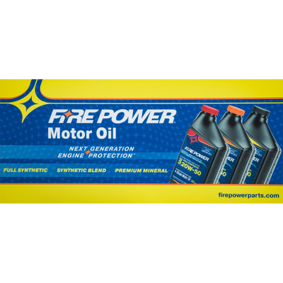 FIRE POWER Oil Display Decal