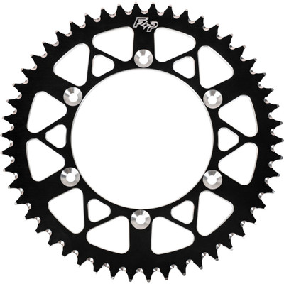 FIRE POWER REAR SPROCKET ALUMINUM 47T-428 BLK SUZ/YAM 505-47 BLK