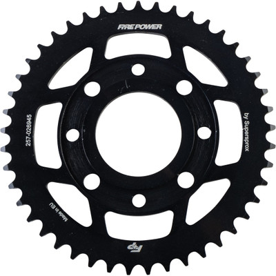 FIRE POWER REAR SPROCKET STEEL 45T BLK FPS-269-45- BLK