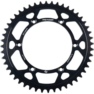 FIRE POWER REAR SPROCKET STEEL 48T BLK FPS-460-48-BLK
