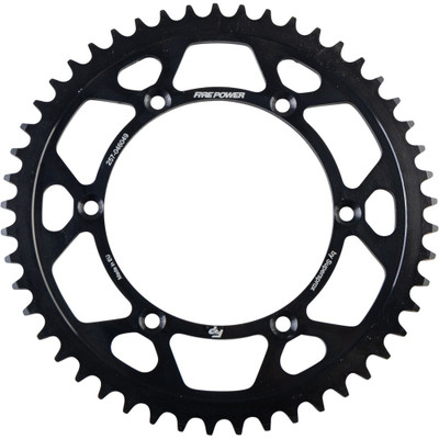 FIRE POWER REAR SPROCKET STEEL 49T BLK FPS-460-49-BLK