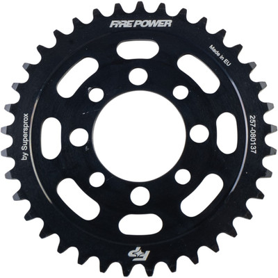FIRE POWER REAR SPROCKET STEEL 37T BLK FPS-801-37-BLK