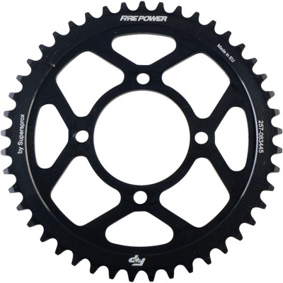 FIRE POWER REAR SPROCKET STEEL 45T BLK FPS-834-45-BLK