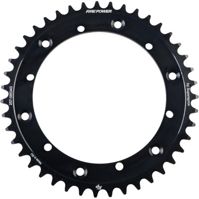 FIRE POWER REAR SPROCKET STEEL 43T BLK FPS-853-43-BLK