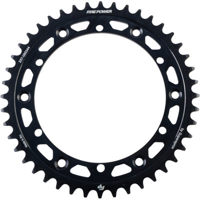 FIRE POWER REAR SPROCKET STEEL 44T BLK FPS-853-44-BLK